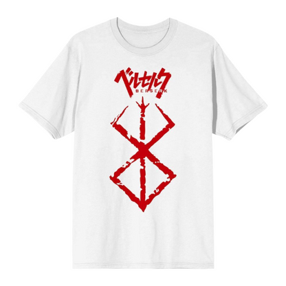 Playera Adulto Berserk Crunchyroll Bioworld blanca