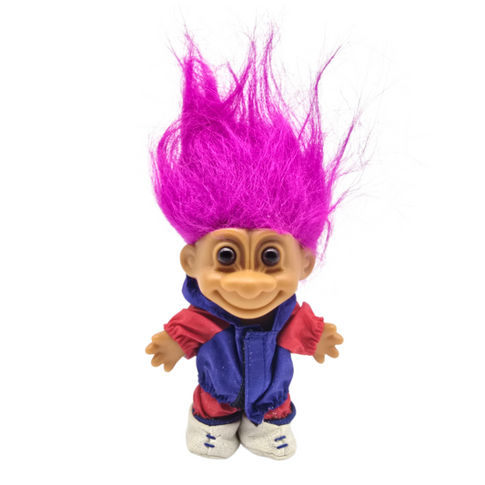 Troll Vintage Russ 11 cms años 90 con pants Morado