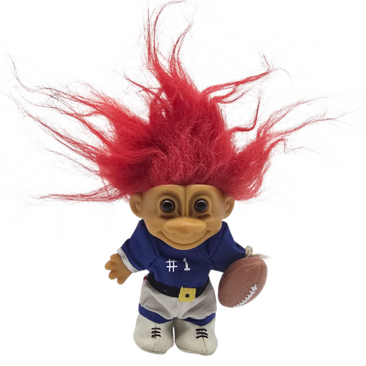 Troll Vintage Russ 11 cms años 90s Football Americano Rojo