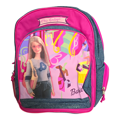 Mini Mochila Backpack Barbie vintage años 2000s Mediana 30x41 cms aprox con thermo