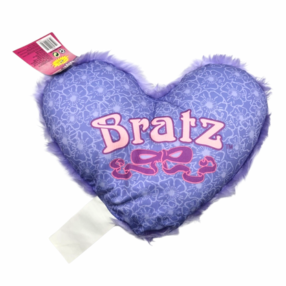 Cojín Bratz Vintage corazón morado 34x24 cms aprox