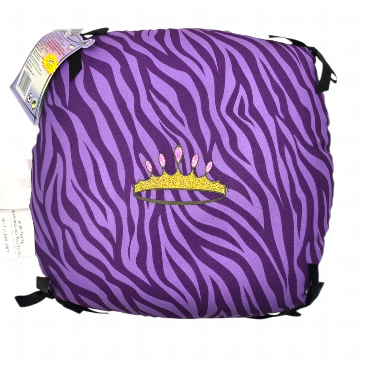 Cojín Bratz Vintage zebra Morada 29x28 cms aprox