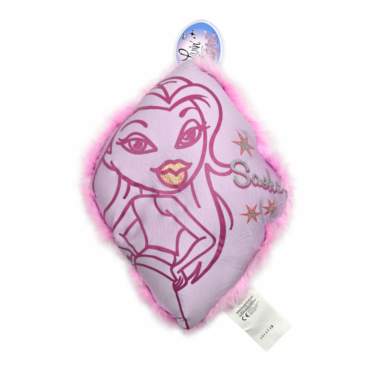 Cojín Bratz Vintage Sasha Rosa 39x31 cms aprox