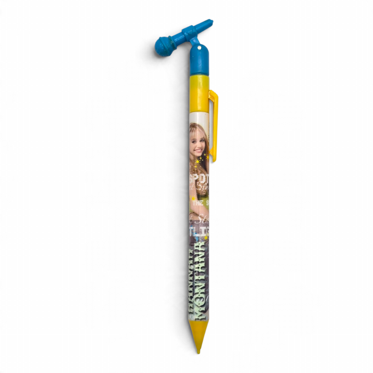 Lapicero de Puntillas vintage Hannah Montana Coleccionables amarillo