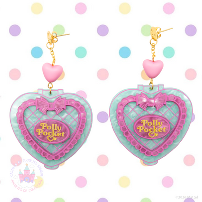 Aretes acrílicos Polly Pocket Whatever!