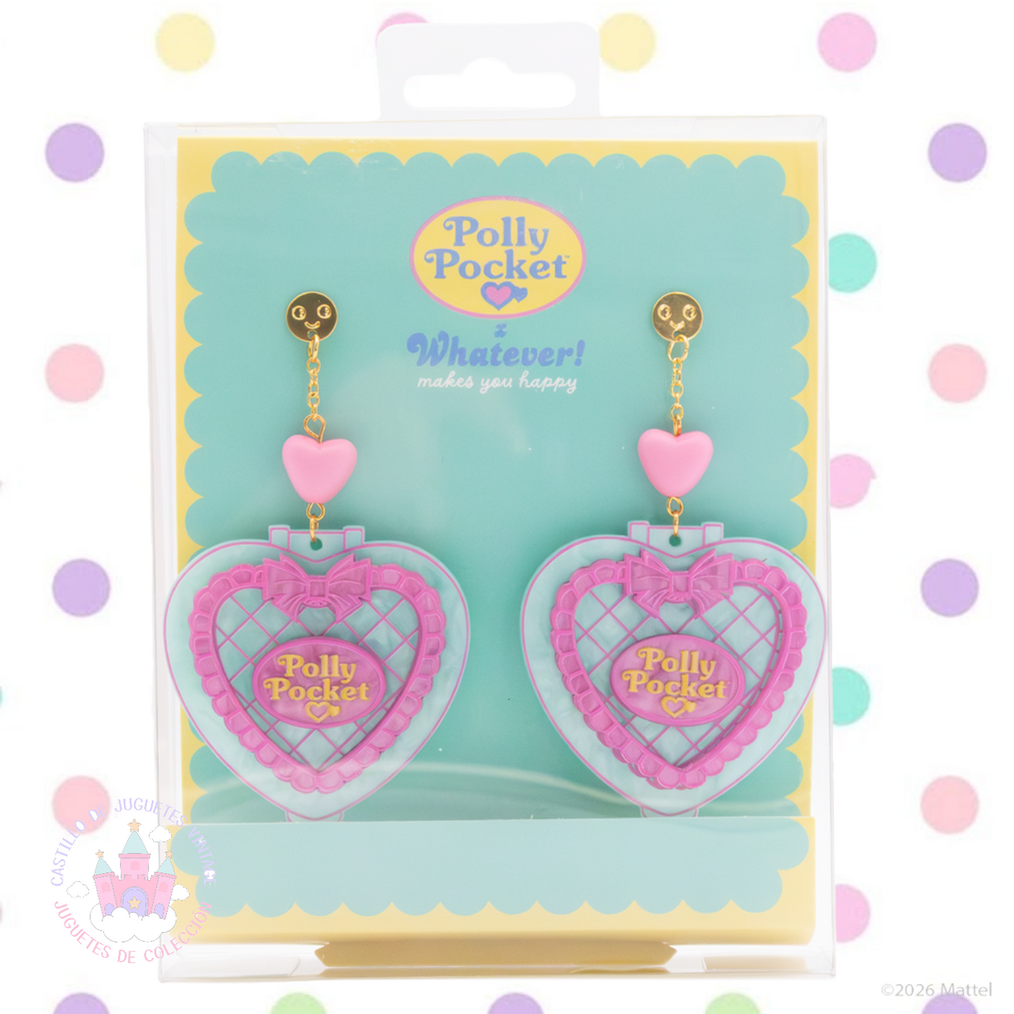 Aretes acrílicos Polly Pocket Whatever!