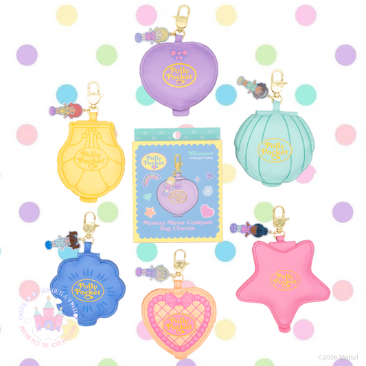 ⚠️PREVENTA IMPORTACIÓN Charm llavero con espejo sorpresa. Blind bag (al Azar) Polly Pocket Se enviará aprox 7-10 días habiles después de su compra