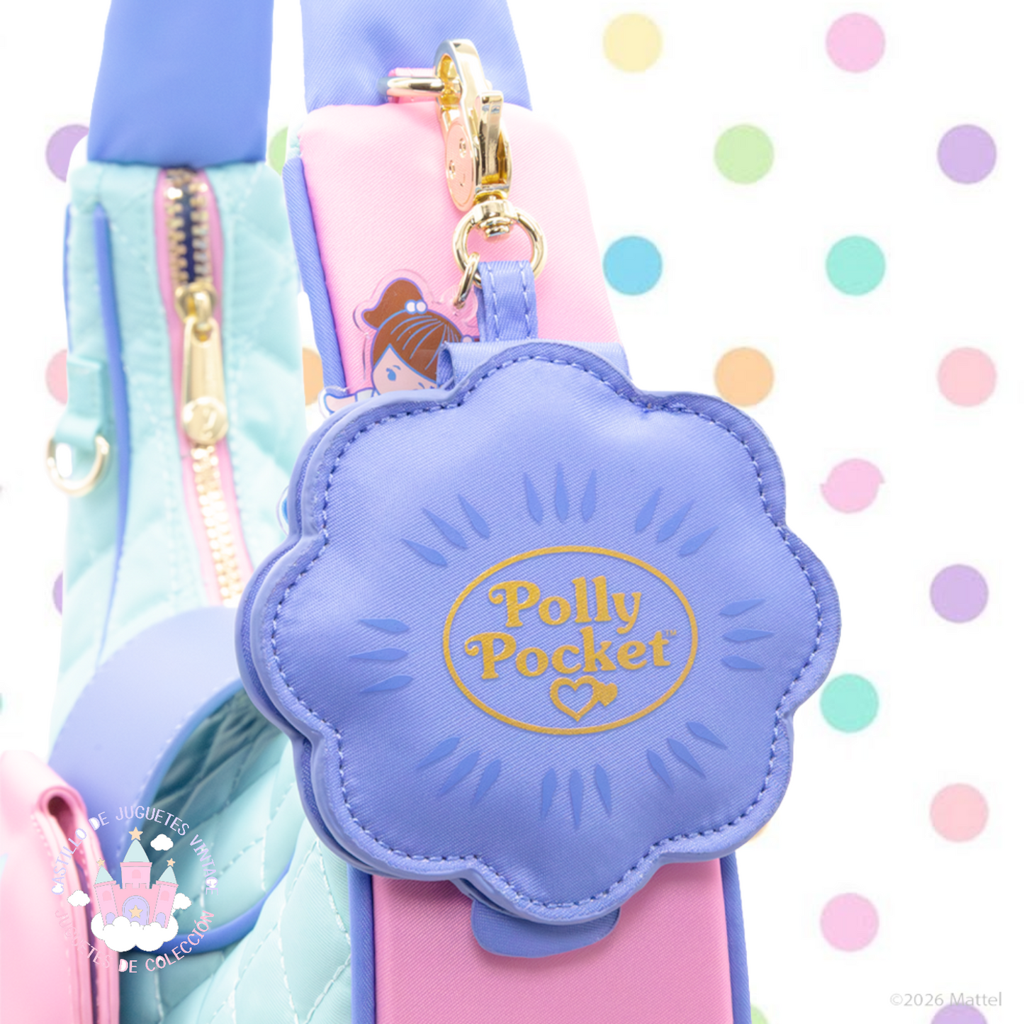 ⚠️PREVENTA IMPORTACIÓN Charm llavero con espejo sorpresa. Blind bag (al Azar) Polly Pocket Se enviará aprox 7-10 días habiles después de su compra