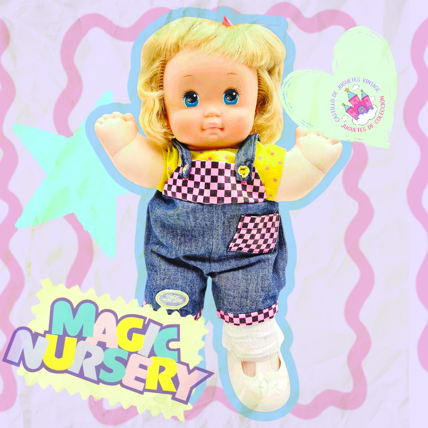 🎀🍼Pre-loved Magic Nursery Mattel Vintage Reacondicionada (Segunda mano, leer descripción) 80s 90s