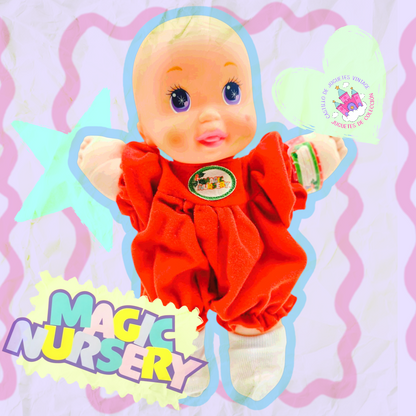 🎀🍼Pre-loved Magic Nursery Mattel Vintage Reacondicionada (Segunda mano, leer descripción) 80s 90s