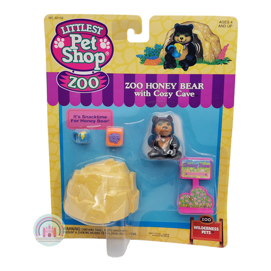 Littlest Pet shop Vintage Kenner Zoo Honey Bear