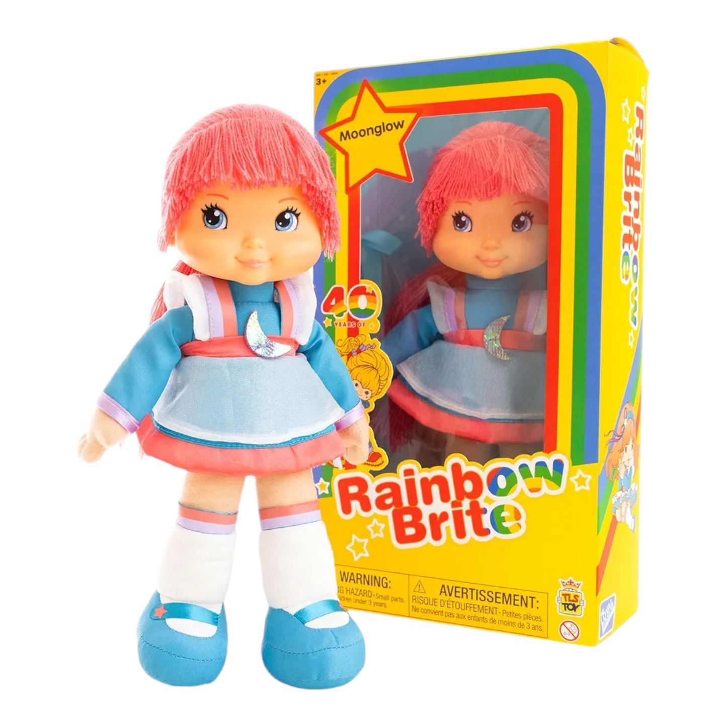 Muñeca Moon Glow - Rainbow Brite 40 Aniversario (de tela)