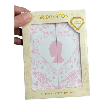 Bridgerton colección Netflix set de invitaciones (6 de cada artículo) total 30 piezas