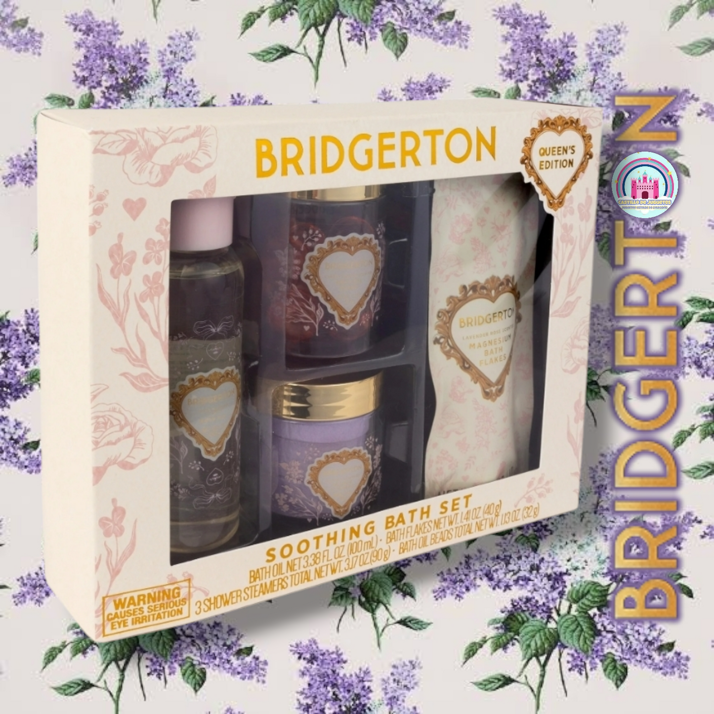 Bridgerton juego de baño relajante