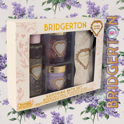 Bridgerton juego de baño relajante