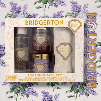 Bridgerton juego de baño relajante