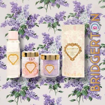 Bridgerton juego de baño relajante