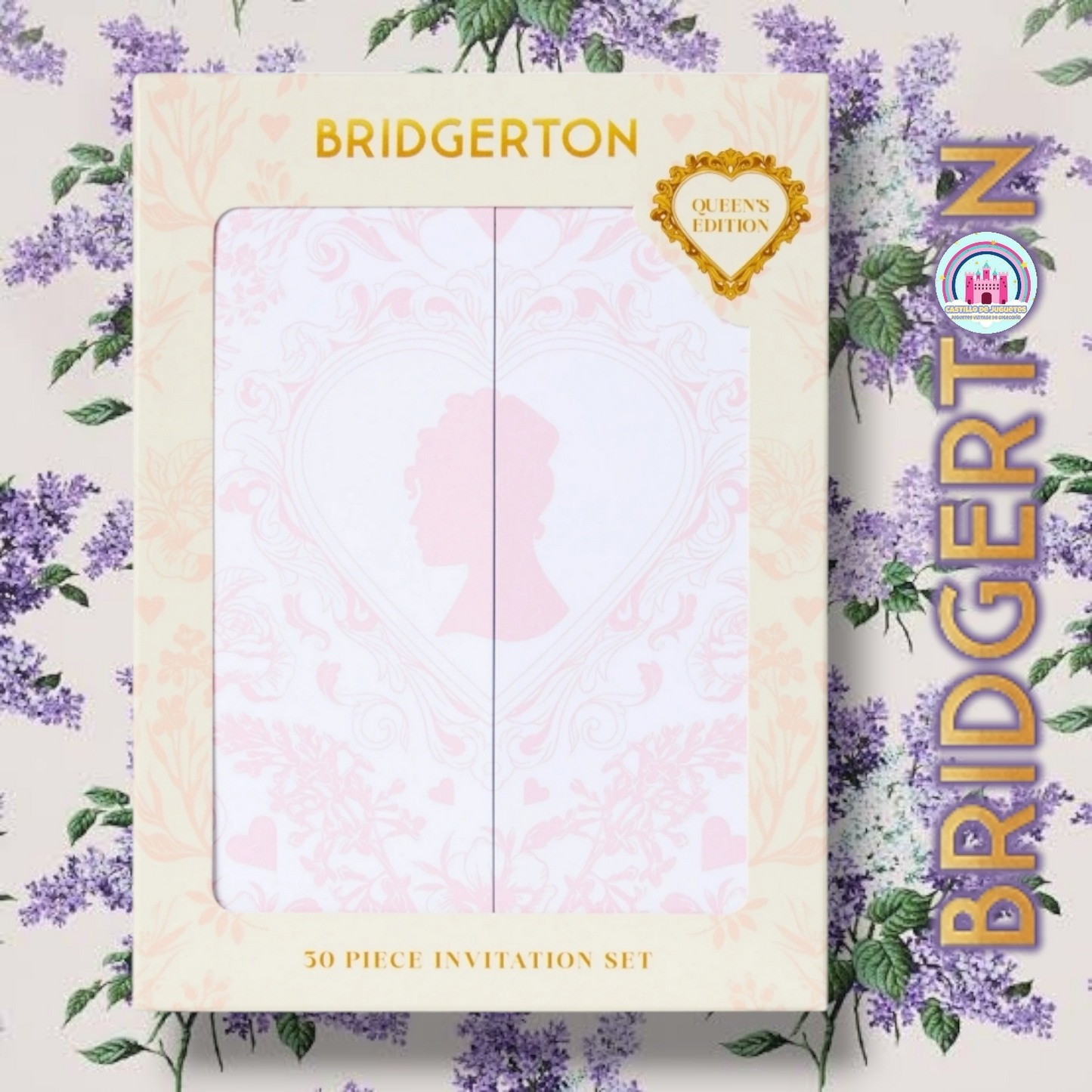 Bridgerton colección Netflix set de invitaciones (6 de cada artículo) total 30 piezas