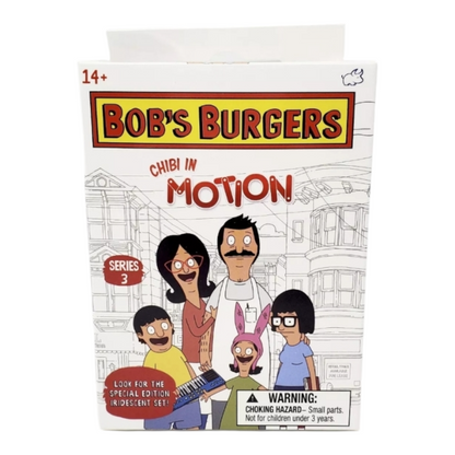 Bob's Burgers Dangles Llavero Figura Sorpresa. Una pieza. Blind Box.