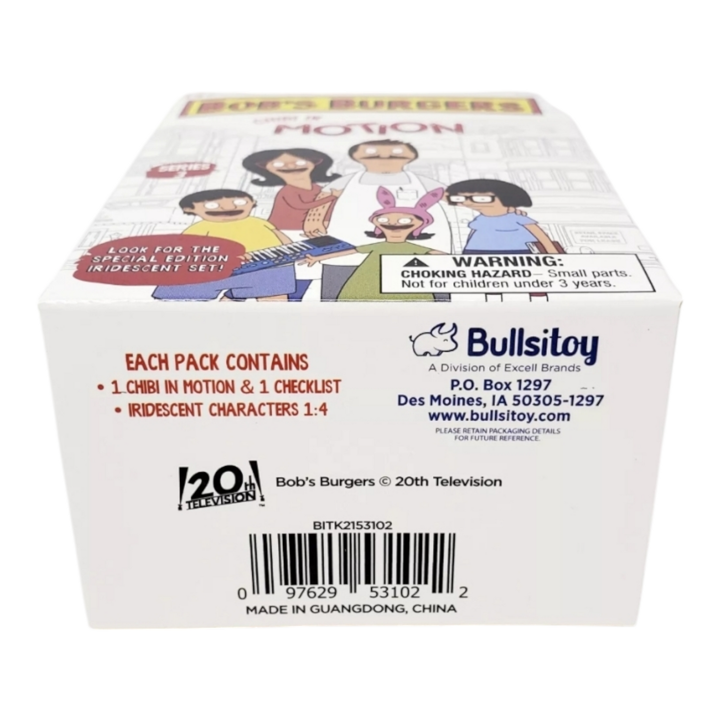 Bob's Burgers Dangles Llavero Figura Sorpresa. Una pieza. Blind Box.