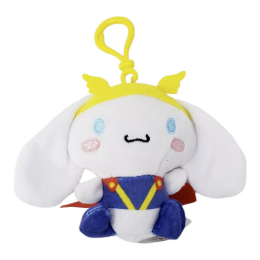 Dangles Llavero Peluche Hello Kitty and friends super heroes Cinnamoroll (CinnamoThor⚡)