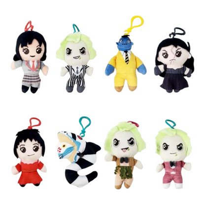 Beetlejuice Dangles Llavero Peluche Figura a elegir Halloween