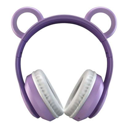 Audífonos ajustables Care bears con luz led Bluetooth, inamalmbricos, touch control para adultos y niños