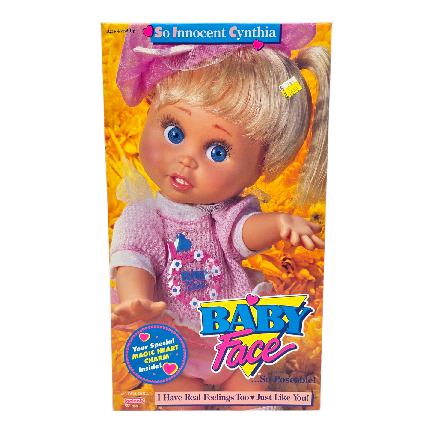 Baby face Galoob Vintage NIB Cynthia