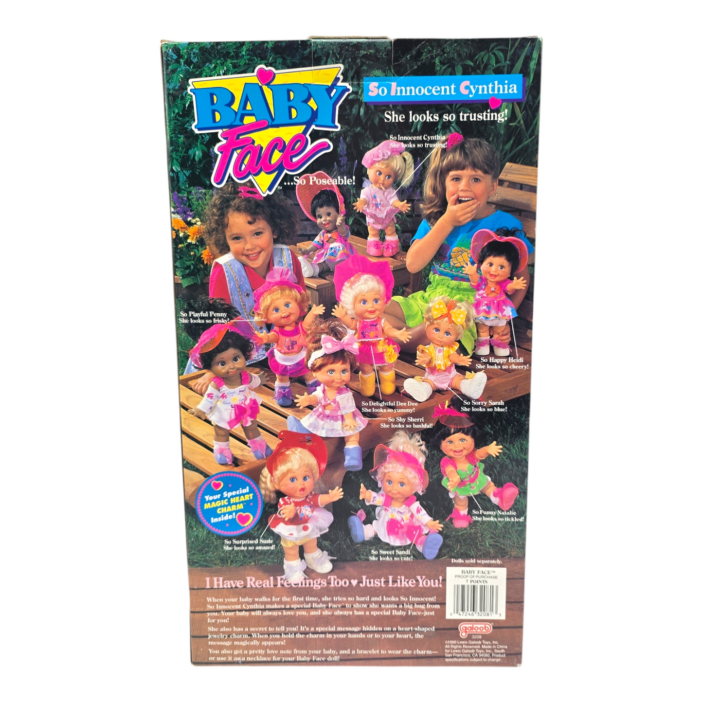 Baby face Galoob Vintage NIB Cynthia