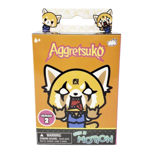 Aggretsuko Dangles Llavero Figura Sorpresa. Una pieza. Blind Box.