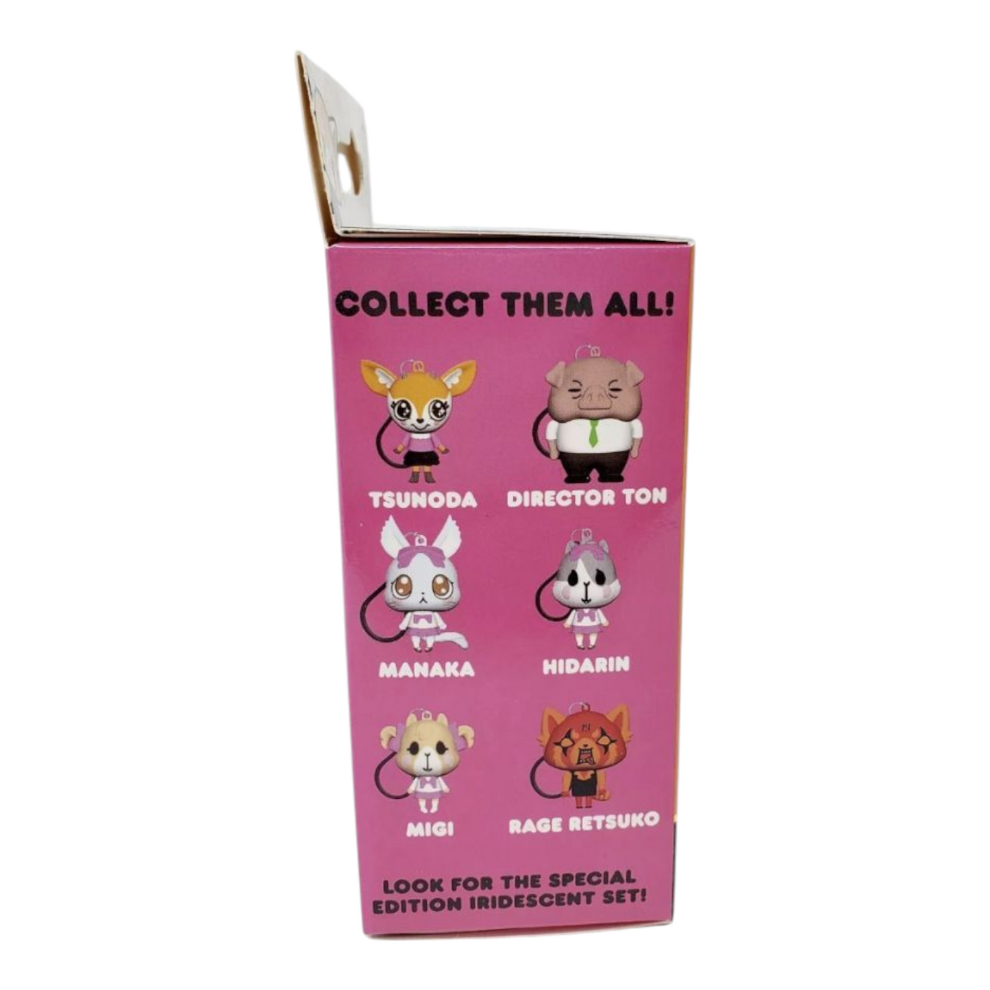 Aggretsuko Dangles Llavero Figura Sorpresa. Una pieza. Blind Box.