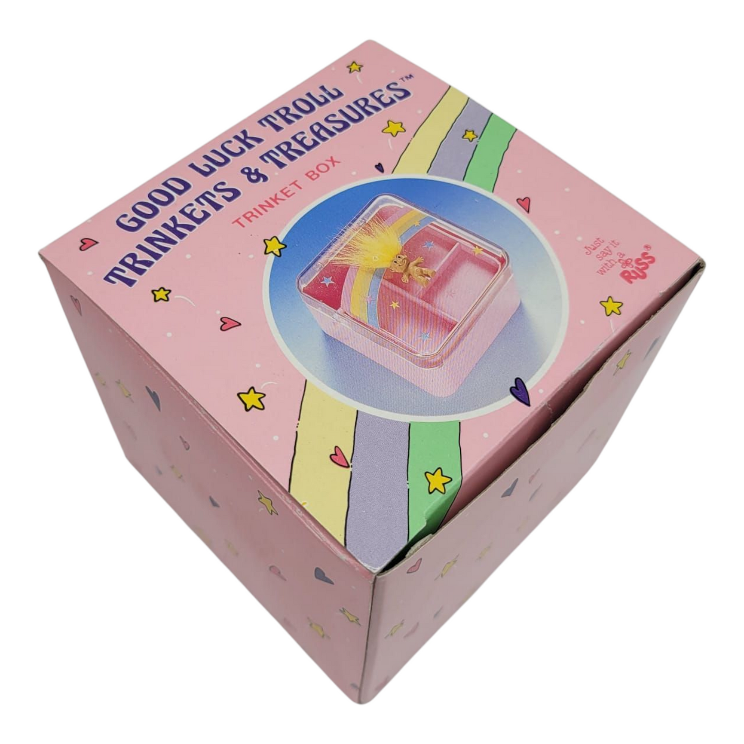 Joyero de Trolls Russ Vintage original nuevo trinket box