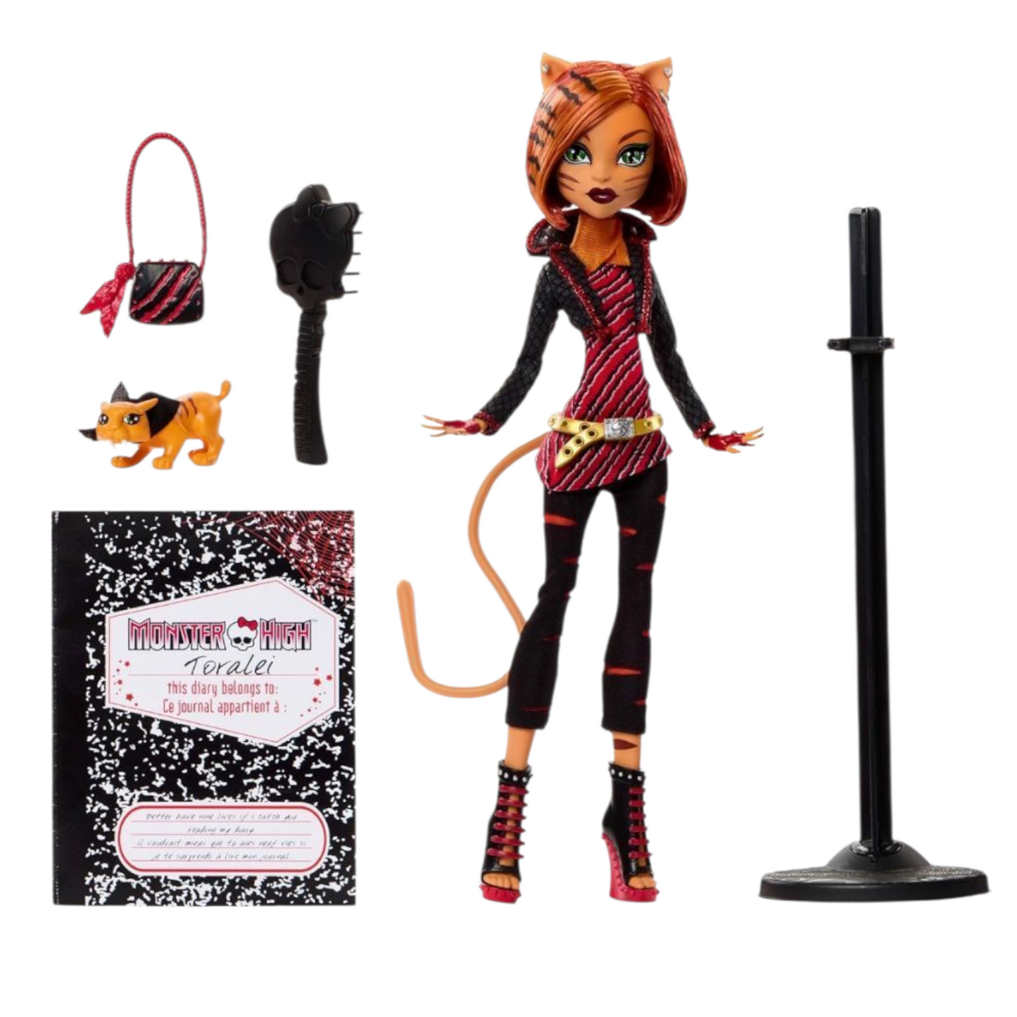 Monster high Toralei Creeproduction ⚠️Caja con detalles estéticos, ver foto⚠️