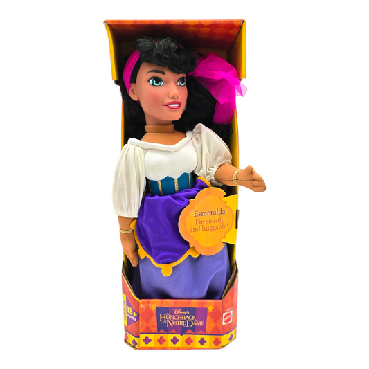 Muñeca de Tela Jorobado de Notre Dame Esmeralda Mattel Vintage Disney