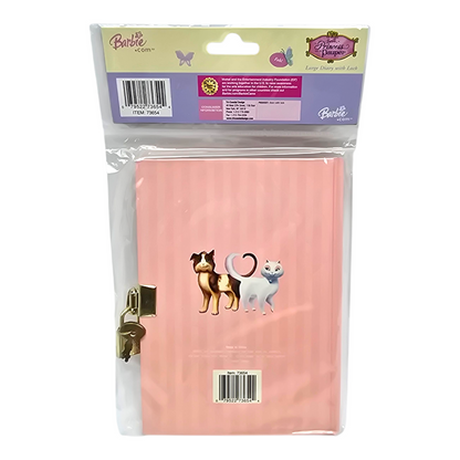 Diario de Bolsillo vintage Barbie La Princesa y la Plebeya (pequeño con candado)
