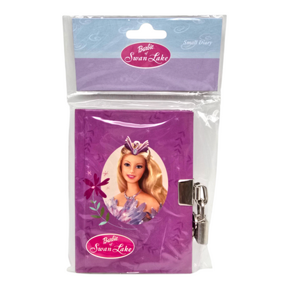 Diario de Bolsillo vintage Barbie Lago de los Cisnes (pequeño con candado)