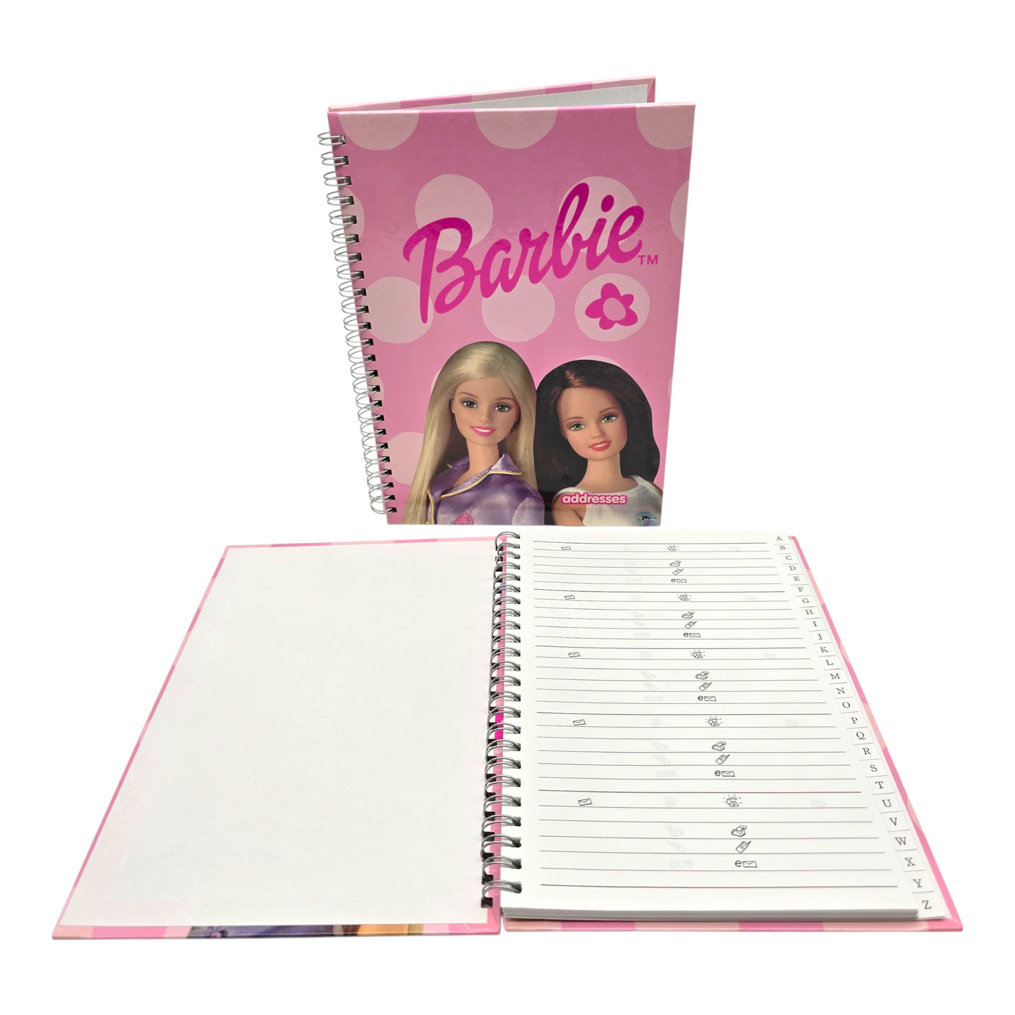 Barbie Libreta de direcciones vintage años 2000s (usala Para anotar tus contraseñas tambien!)