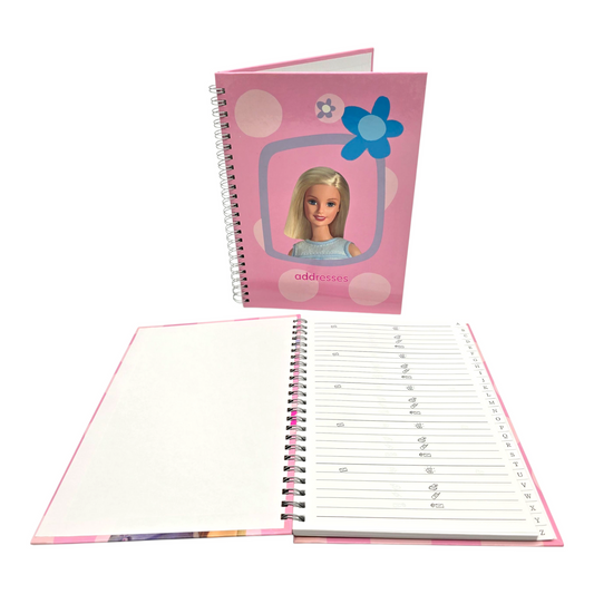Barbie Libreta de direcciones vintage años 2000s (usala Para anotar tus contraseñas tambien!)