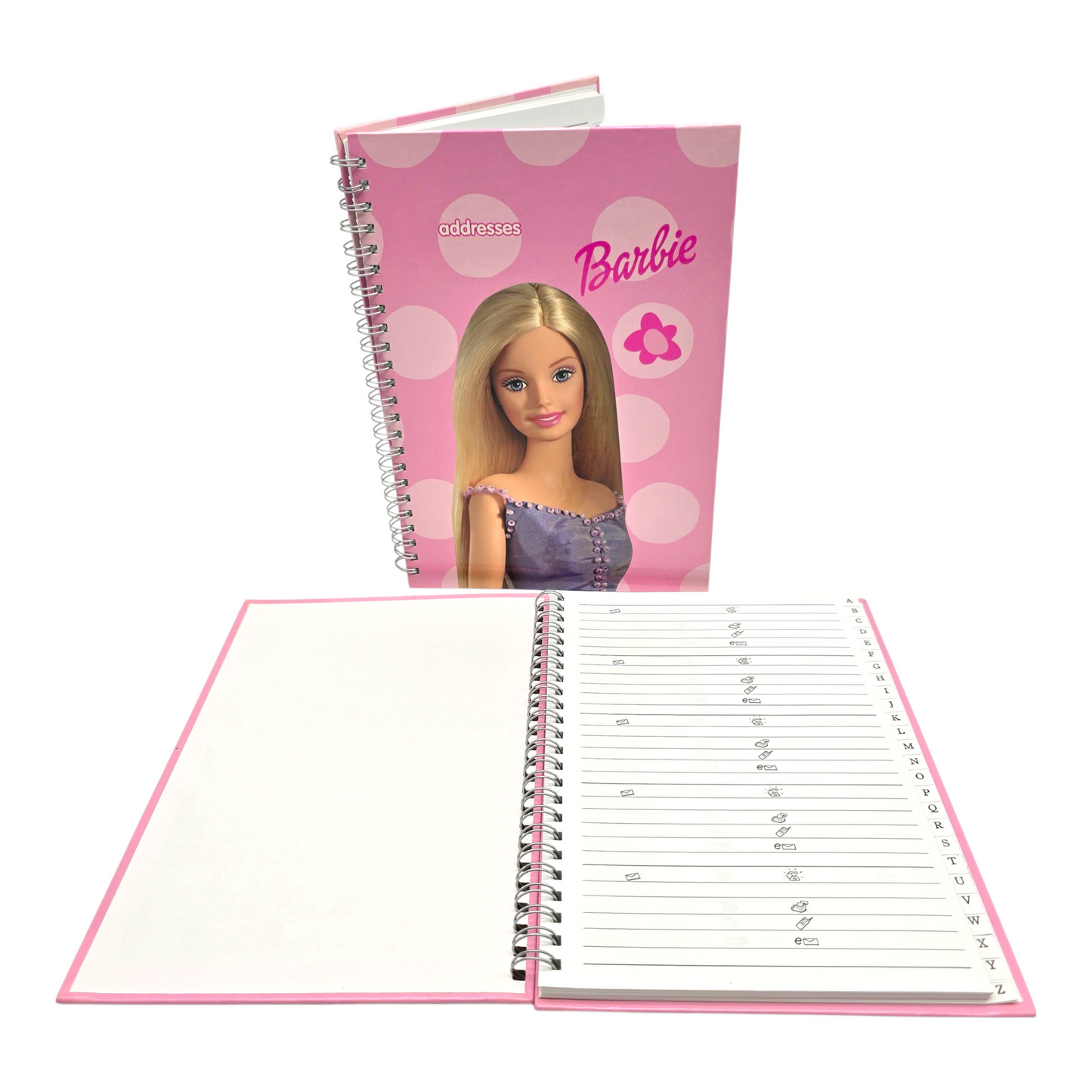 Barbie Libreta de direcciones vintage años 2000s (usala Para anotar tus contraseñas tambien!)