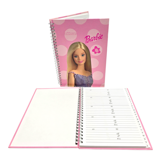 Barbie Libreta de direcciones vintage años 2000s (usala Para anotar tus contraseñas tambien!)