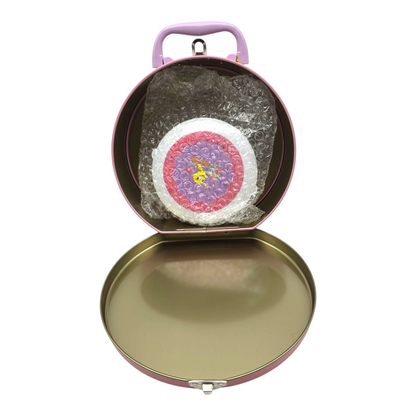 Cajita Loncherita de metal Vintage Piolin con tupper Nueva