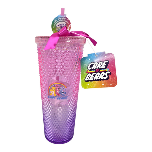 Vaso Tumbler Care bears con limonada de color