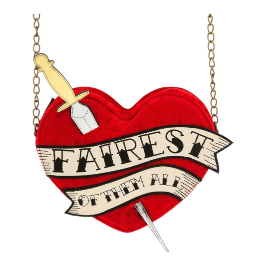 Crossbody Bolsa EVIL queen Fairest of them all Blanca Nieves terciopelo