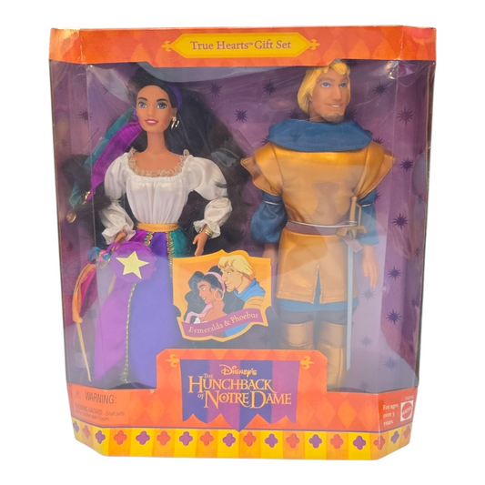 Barbie Vintage Disney Jorobado de Notre Dame True hearts Giftset Febo con Esmeralda