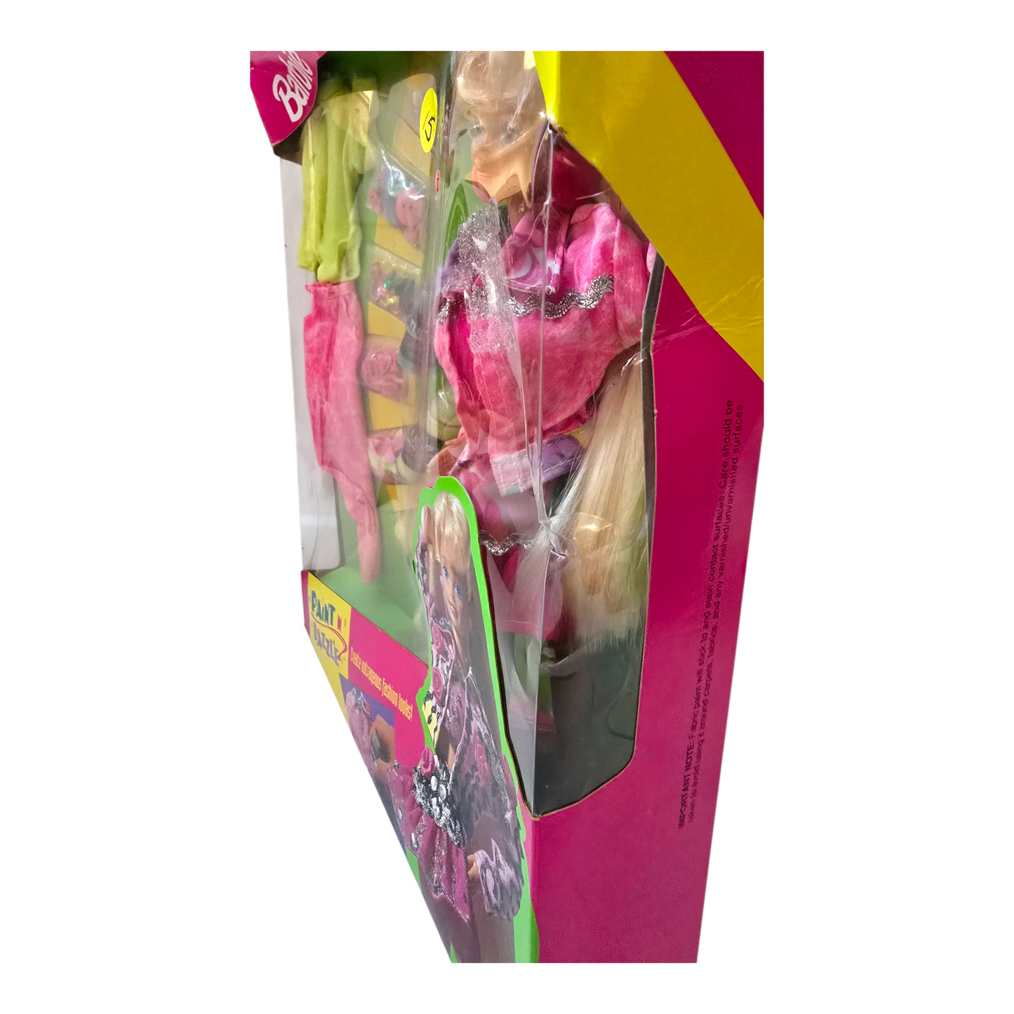 Barbie Vintage Paint n dazzle Deluxe playset (ver fotos, están un poco aplastado el acetato)