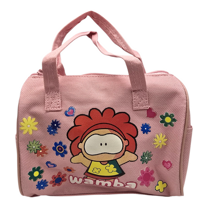 Bolsita vintage Cowco Gusanito rosa genérico Wamba