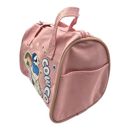 Bolsita vintage Cowco Gusanito rosa genérico vaca