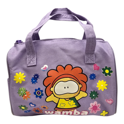 Bolsita vintage Cowco Gusanito lila genérico Wamba