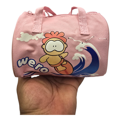 Bolsita vintage Cowco Gusanito Rosa genérico Wero