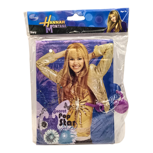 Diario vintage con candado Hannah Montana